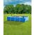 Intex 450x220x84cm fémvázas medence vízzel feltöltve, családi szórakozás
