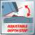 Adjustable depth stop feature on Einhell GC-CS 85 E Chainsaw Sharpener