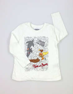 Unisex Hosszú ujjú Póló - Tom és Jerry #fehér 31492553 Gyerek hosszú ujjú pólók - Unisex