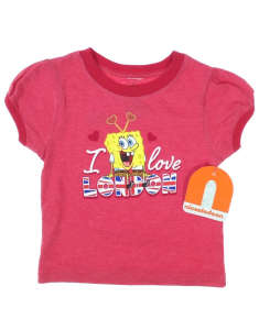 Nickelodeon gyerek Póló - Spongyabob #piros  31492665 Gyerek pólók - 2 - 3 év