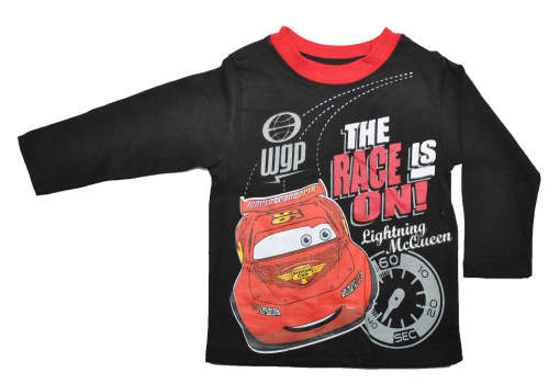 Verdák Villám McQueen Fiú Póló - Hosszú Ujjú - Fekete 31493187