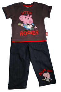 Peppa Malac Fiú Rockerek Szett - Póló és Farmernadrág 31493389 - Baba & Gyerek divat