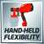Einhell TC-SY 400 P festékszóró pisztoly kézi rugalmassága