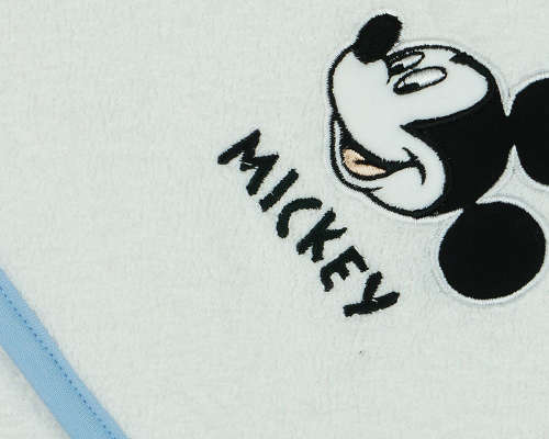Disney Mickey kapucnis frottír törölköző 100x100cm 31511698