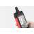 Hand holding Habotest HT607 Temperature and Humidity Meter, black and red