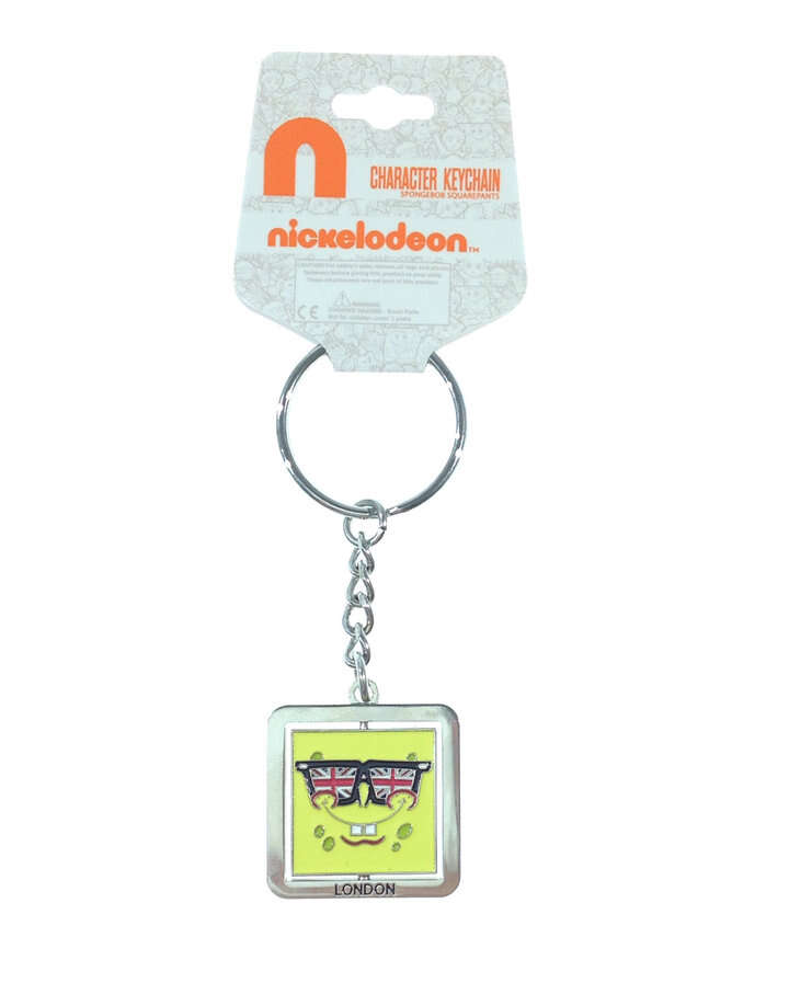 Nickelodeon Spongyabob mintás forgatható Kulcstartó
