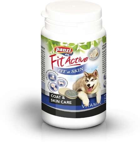 Panzi FitActive Fit-a-Skin bőr- és szőrregeneráló vitamin kutyáknak 60 db