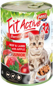FitActive Cat Junior Beef & Lamb with Apple 415 g 31494783 Macskaeledel