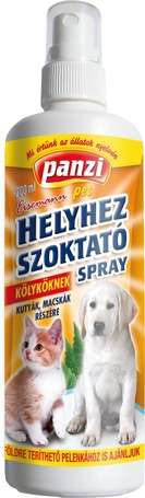 Panzi helyhezszoktató spray kölyökkutyáknak és macskáknak (200 ml)
