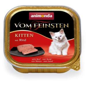Animonda Vom Feinsten Kitten – Marhahúsos macskaeledel kiscicáknak (16 x 100 g) 50595471 Macskaeledelek - Alutálkás