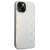 Karl Lagerfeld Monogram Iridescent iPhone 14 Plus tok, ezüst, oldalnézet