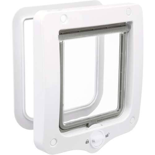 Trixie Macskaajtó - 2 Utas - Fehér Műanyag - 20x22cm