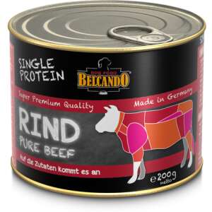Belcando szín marhahúsos konzerv (Single Protein) (18 x 200 g) 3600 g 50595524 Kutyaeledelek - 18 db