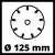 Einhell TH-MA 1300 wall chaser 125 mm cutting disc