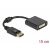 Delock 61008 DisplayPort 1.1 apa - DVI anya passzív fekete adapter 98408240