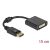 DELOCK Adapter DP 1.1 Stecker zu DVI Buchse Passiv Schwarz (61008) 98408240