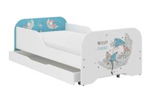 MIKI gyerekágy 160x80cm  matraccal és ágyneműtartóval - álomszuszék 31497813 Ifjúsági ágy