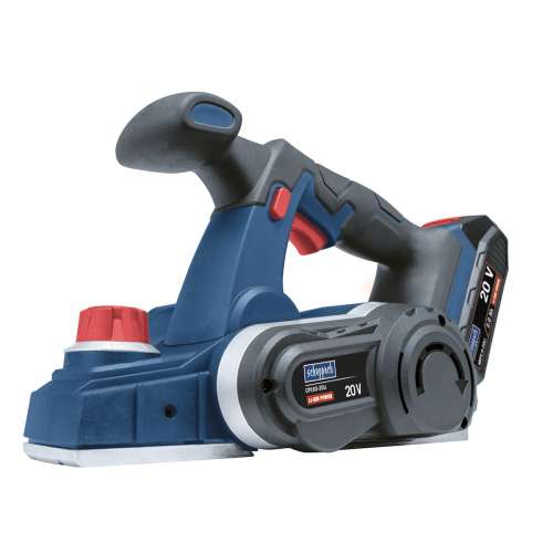 Scheppach CPL60-20Li cordless planer, 20V, blue and grey