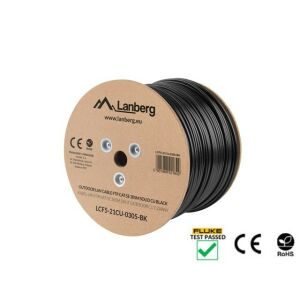 Lanberg Cat5e F/UTP Outdoor Cable on Reel with Fluke Test Passed - UTP Cable