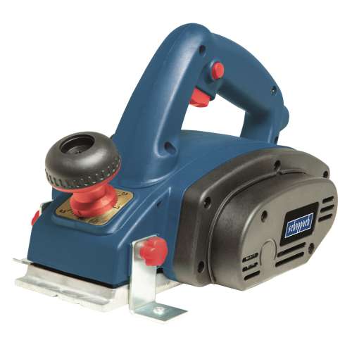 Scheppach EP 1100 Electric Planer, 1100W, blue and black, power tool for woodworking