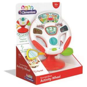 Clementoni interaktív Kormány #piros-fehér 31499082 Fejlesztő játékok babáknak - Fényeffekt