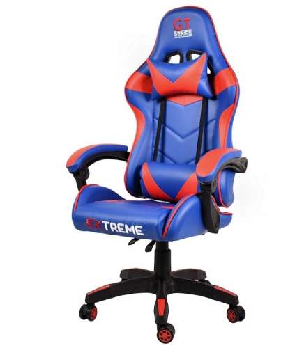 Extreme GT Gamer szék nyak-és derékpárnával #kék-piros 31499470