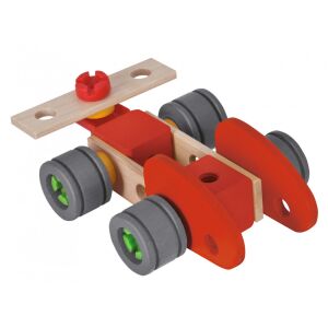 Eichhorn wooden toy car construction set, unassembled - Eichhorn