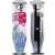 Lamart LT8001 ironing board with butterfly design, 125x42 cm, folded and unfolded view