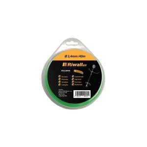 Riwall PRO Damil 2,4 mm, 40m zavojnica, kvadratna - Dio ili oprema za trimer ili kosilicu