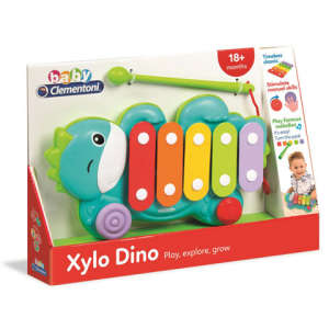 Clementoni színes Xilofon - Dinoszaurusz 31500514 Fejlesztő játékok babáknak - 6 - 18 hó