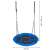 Ecotoys Fun 100cm blue nest swing, dimensions: 100cm diameter, 140-190cm height