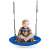 Child sitting on Ecotoys Fun 100cm blue nest swing