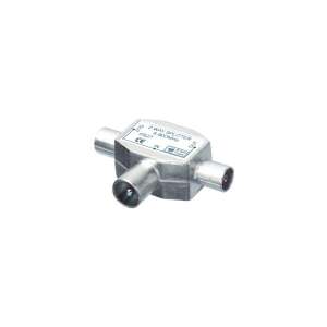 Somogyi FS 28X coaxial splitter, 1 input, 2 outputs, metal - Coax connector