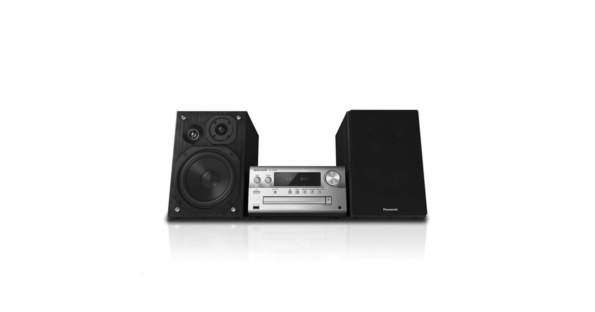 Panasonic SC-PMX90EG-S Hi-Res Audio silver - black micro hifi