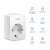 TP-Link Tapo P100 Smart Plug features: Wi-Fi enabled, voice control, schedule and timer, away mode, share to family, no hub required, easy use with free app