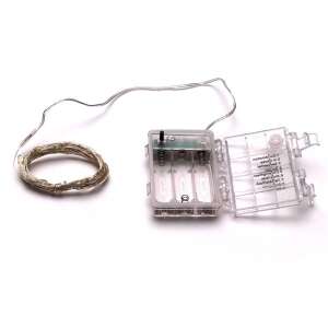 Iris Fix 5m luminițe LED cu lumină caldă albă cu baterii - Ghirlande luminoase