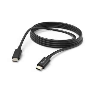 Kábel Hama 3m USB-C na USB-C, čierny, rýchle nabíjanie 3A - Káble a príslušenstvo