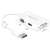 Delock Displayport to VGA, HDMI, DVI adapter, white