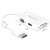 Adapter Delock Displayport do VGA, HDMI, DVI, biały