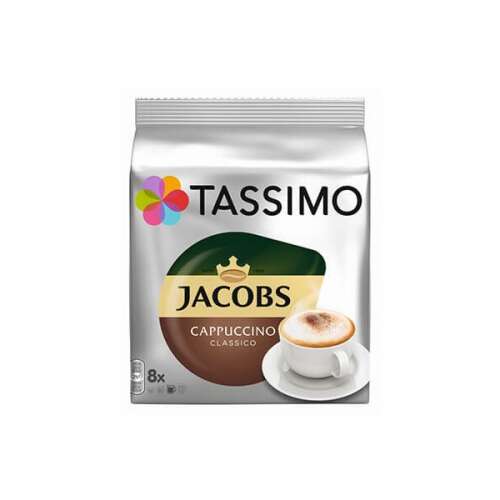 Tassimo Jacobs Cappuccino Classico coffee pods, 8 count