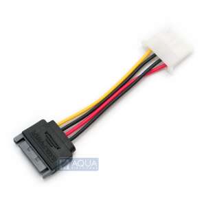 DeLock DL60115 Adapter zasilania SATA, 4-pin Molex -&gt; 15-pin SATA żeński - Konwerter IDE i SATA