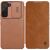 Nillkin Qin Pro Brown Leather Case for Samsung Galaxy S22+ with Camera Cover and Flip