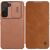 Samsung Galaxy S22+ (S22 Plus) Nillkin Qin Pro flip case with camera protection, Brown 82057812