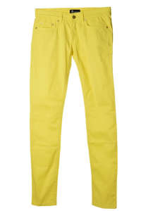 Blugi skinny pentru femei Tokidoki, galbeni - Îmbrăcăminte pentru femei