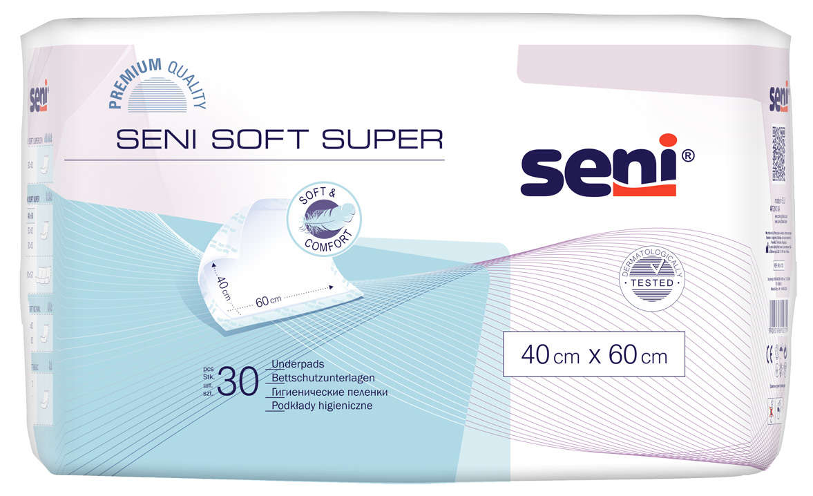 E-shop Seni Soft Super Podložka pre dospelých 40x60cm (30ks)