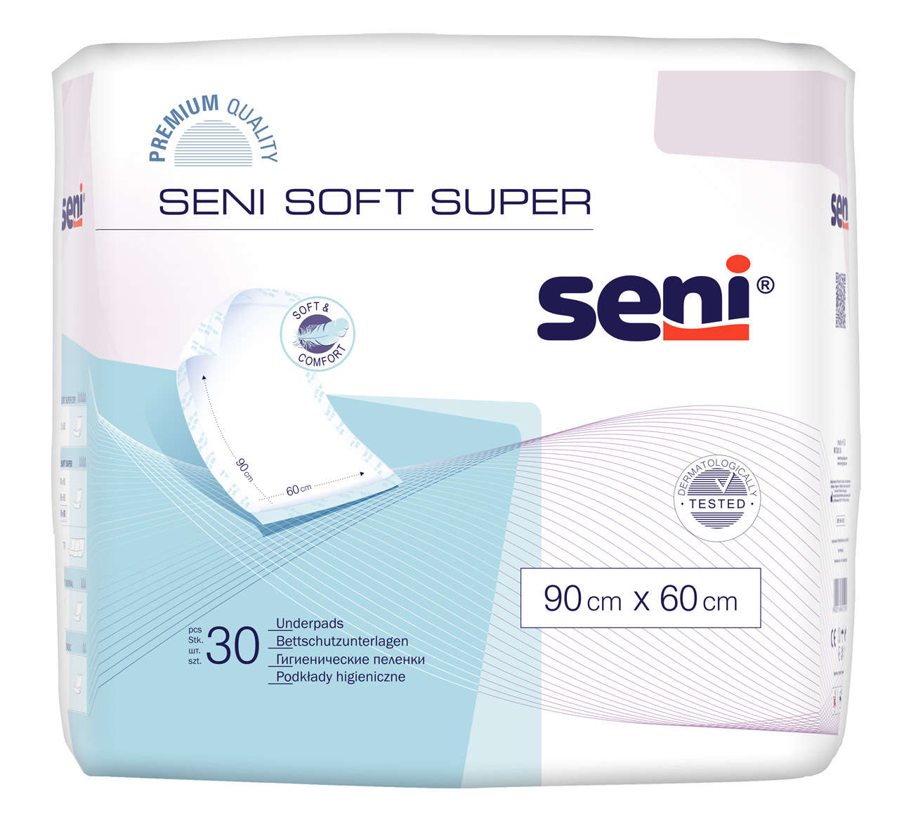 E-shop Seni Soft Super Podložka pre dospelých 90x60cm (30ks)