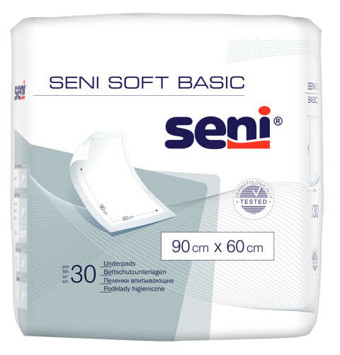 Seni Soft Basic Podkład dla dorosłych 90x60cm (30szt)