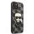 Karl Lagerfeld Monogram Ikonik Patch iPhone 13 mini tok, fekete