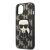 Karl Lagerfeld iPhone 13 mini tok Monogram Ikonik Patch mintával