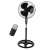 Volteno black standing fan with remote control